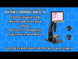 2000x Digital USB Microscope with Dual Lenses: Perfect for Soldering, Electronics, and More from NSE Imports #21.