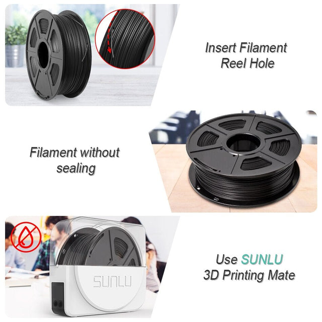 SUNLU PLA+ Twin Pack 3D Printer Filament: Stronger than regular PLA 1.75mm 2*1kg from NSE Imports #10.