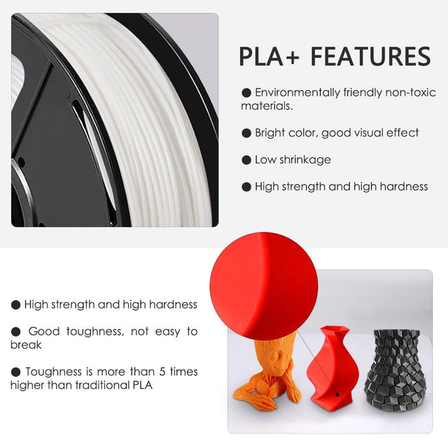 SUNLU PLA+ Twin Pack 3D Printer Filament: Stronger than regular PLA 1.75mm 2*1kg from NSE Imports #4.