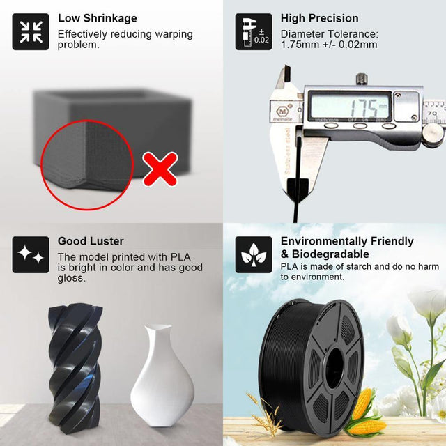 SUNLU Marble PLA 3D Printer Filament: Create prints with a classic look from NSE Imports #3.