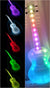 23 Inch Concert Ukulele Unique Rainbow LED Lighting Tough Polycarbonate Ukulele with Bag USB Chargeable from NSE Imports #18.