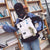 3-in-1 Canvas Handbag Shoulder Bags Backpack Large Capacity Tote Shopping Book Bag Girls Ladies Pockets School University from NSE Imports #15.