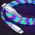 7A 100W Flowing Light LED USB Cable for USB-C Micro USB great for Samsung, Xiaomi, Google, GoPro and more... from NSE Imports #20.
