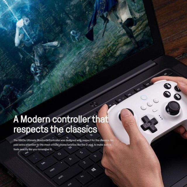 8BitDo Ultimate Bluetooth 2.4g Gaming Controller with Charging Dock: For Switch, Windows PC, Steam, Android, iOS from NSE Imports #5.