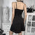 Gothic Spiderweb Lace Trim Bodycon Dress from NSE Imports #6.