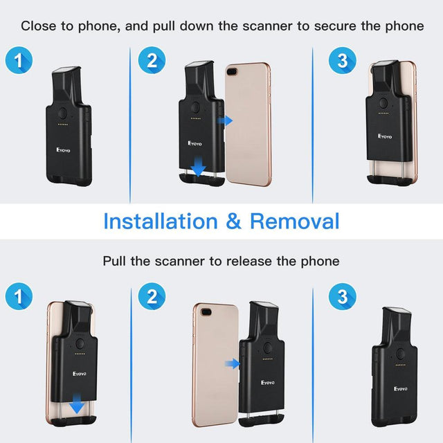 Eyoyo EY-017 2D Clip-On QR/Barcode Scanner: Turn Your Phone Into a Powerful POS or Inventory Management Tool from NSE Imports #12.