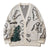 Dinosaur Print Oversized Knitted Women's Cardigan: A Cute and Casual Must-Have for Fans of Dinosaurs from NSE Imports #7.