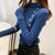 Asymmetric Ribbed Turtleneck Women's Sweater: Slim Look with Large Faux Buttons from NSE Imports #17.