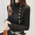 Asymmetric Ribbed Turtleneck Women's Sweater: Slim Look with Large Faux Buttons from NSE Imports #21.