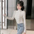 Asymmetric Ribbed Turtleneck Women's Sweater: Slim Look with Large Faux Buttons from NSE Imports #33.