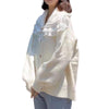 Thumbnail for Big Lace Collar Cardigan Women's Cardigan Turn Down Collar Sweater Jacket Loose Elegant Ladies Cardigan Cute Frilly Kawaii from NSE Imports #4.