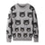 Cartoon Cat Face Mens Sweater: Something different for cat lovers from NSE Imports #2.