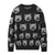 Cartoon Cat Face Mens Sweater: Something different for cat lovers from NSE Imports #4.