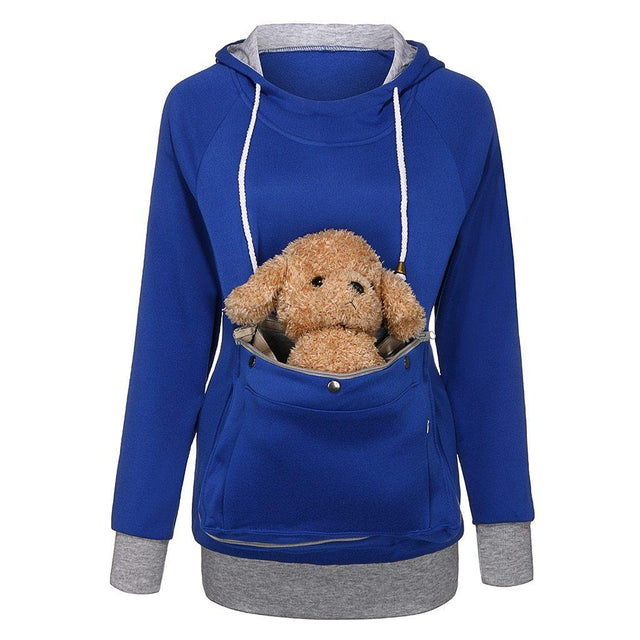 Cat Dog Lovers Women's Hoodies Pet Cuddle Carry Kangaroo Pouch Vet Sweatshirt Pocket Animal Hooded Puppy Kitten from NSE Imports #10.