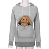 Thumbnail for Cat Dog Lovers Women's Hoodies Pet Cuddle Carry Kangaroo Pouch Vet Sweatshirt Pocket Animal Hooded Puppy Kitten from NSE Imports #15.