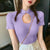 Chinese Cheongsam Collar Asia Style Top with Cutout Kawaii Harajuku Streetwear Summer Sexy Clubbing Casual Semi Formal Qipao from NSE Imports #18.