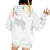 Cute Bunny Rabbit Women's Hoodie: Face and ears on the hood make this casual top fun from NSE Imports #17.