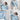 Thumbnail for Cute Cloud Print Women's Jumper: 3D effect contrasting clouds from NSE Imports #15.