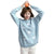 Cute Cloud Print Women's Jumper: 3D effect contrasting clouds from NSE Imports #1.