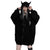 Devil Horn Zip Up Hooded Jacket: Gothic Rock Fashion from NSE Imports #16.