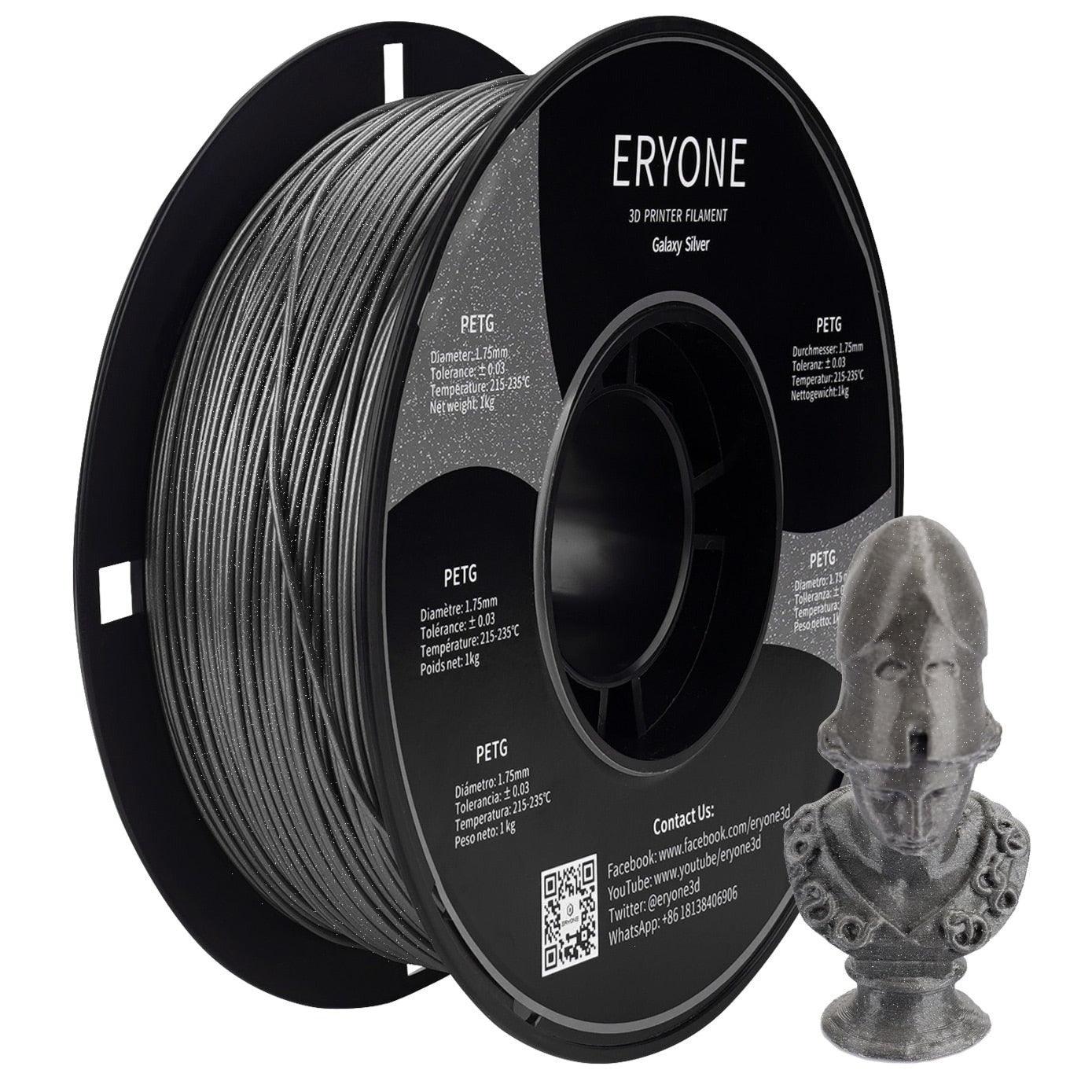 ERYONE Sparkly Glitter Shining PLA Filament for 3D Printer, 1.75Mm