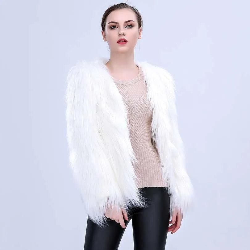 Light up fur outlet coat