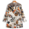 Thumbnail for Floral Canvas Style Women's Coat: Bold Print with a fluffy inner lining from NSE Imports #11.