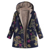 Thumbnail for Floral Canvas Style Women's Coat: Bold Print with a fluffy inner lining from NSE Imports #6.