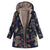 Floral Canvas Style Women's Coat: Bold Print with a fluffy inner lining from NSE Imports #6.