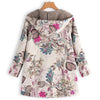 Thumbnail for Floral Canvas Style Women's Coat: Bold Print with a fluffy inner lining from NSE Imports #7.