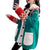 Fluffy Collar Christmas Women's Cardigan: Bold Xmas print for those colder months from NSE Imports #1.