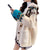 Fluffy Collar Christmas Women's Cardigan: Bold Xmas print for those colder months from NSE Imports #2.