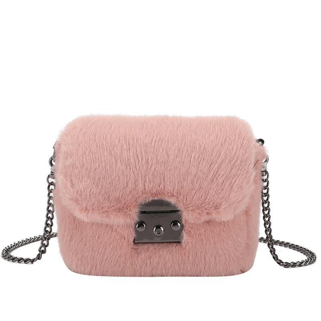 Fluffy Faux Fur Shoulder Bag: Suitable for everyday or those special occasions from NSE Imports #18.