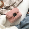 Thumbnail for Fluffy Faux Fur Shoulder Bag: Suitable for everyday or those special occasions from NSE Imports #50.