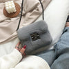 Thumbnail for Fluffy Faux Fur Shoulder Bag: Suitable for everyday or those special occasions from NSE Imports #64.