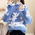 Fluffy Reindeer Christmas Cashmere Sweater: With Reindeer and snow print. from NSE Imports #12.