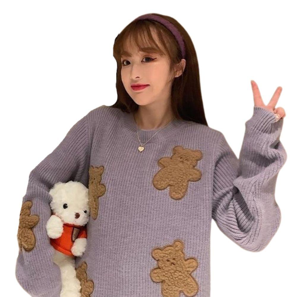 Girls on sale teddy jumper