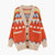 Geometric Pattern with Hearts Women's Cardigan: Bright, Colourful, with Pockets. Great Casual Wardrobe Item from NSE Imports #38.