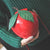 Giant Apple Crossbody Zipped Shoulder Bag PU Leather Kawaii Harajuku Cute Fun Fruit Handbag Red Green Woman Girl Apple Leaf from NSE Imports #20.