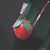 Giant Apple Crossbody Zipped Shoulder Bag PU Leather Kawaii Harajuku Cute Fun Fruit Handbag Red Green Woman Girl Apple Leaf from NSE Imports #22.