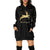 Gold Reindeer Christmas Hooded Sweater Dress: Large print and pockets, great Xmas casualwear from NSE Imports #2.