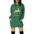 Gold Reindeer Christmas Hooded Sweater Dress: Large print and pockets, great Xmas casualwear from NSE Imports #5.