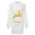 Gold Reindeer Christmas Hooded Sweater Dress: Large print and pockets, great Xmas casualwear from NSE Imports #6.