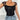 Thumbnail for Gothic Rock Short Sleeve Corset Top with Lace and Ribbon Details: A Must-Have for Goth Fashionistas from NSE Imports #23.