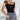Thumbnail for Gothic Rock Short Sleeve Corset Top with Lace and Ribbon Details: A Must-Have for Goth Fashionistas from NSE Imports #28.