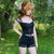 Gothic Rock Short Sleeve Corset Top with Lace and Ribbon Details: A Must-Have for Goth Fashionistas from NSE Imports #16.