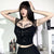 Gothic Rock Short Sleeve Corset Top with Lace and Ribbon Details: A Must-Have for Goth Fashionistas from NSE Imports #18.