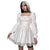 Gothic Black Dress with Puff Sleeves and Lace Trim | Create your own unique look from NSE Imports #2.