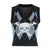 Gothic Skull And Crossbones Print Sweater Vest Sleeveless Jumper Women's Jumper Girls Jumper Goth Rock Fashion Heart Eyes from NSE Imports #4.