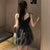 Spaghetti Strap Camisole Dress: Tulle mesh mini dress, for summer, parties, and any occasion from NSE Imports #9.